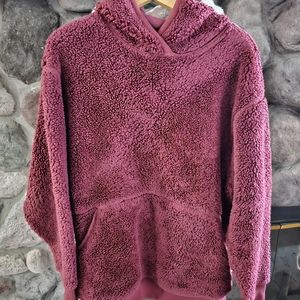 Athleta reversible sherpa tugga hoodie